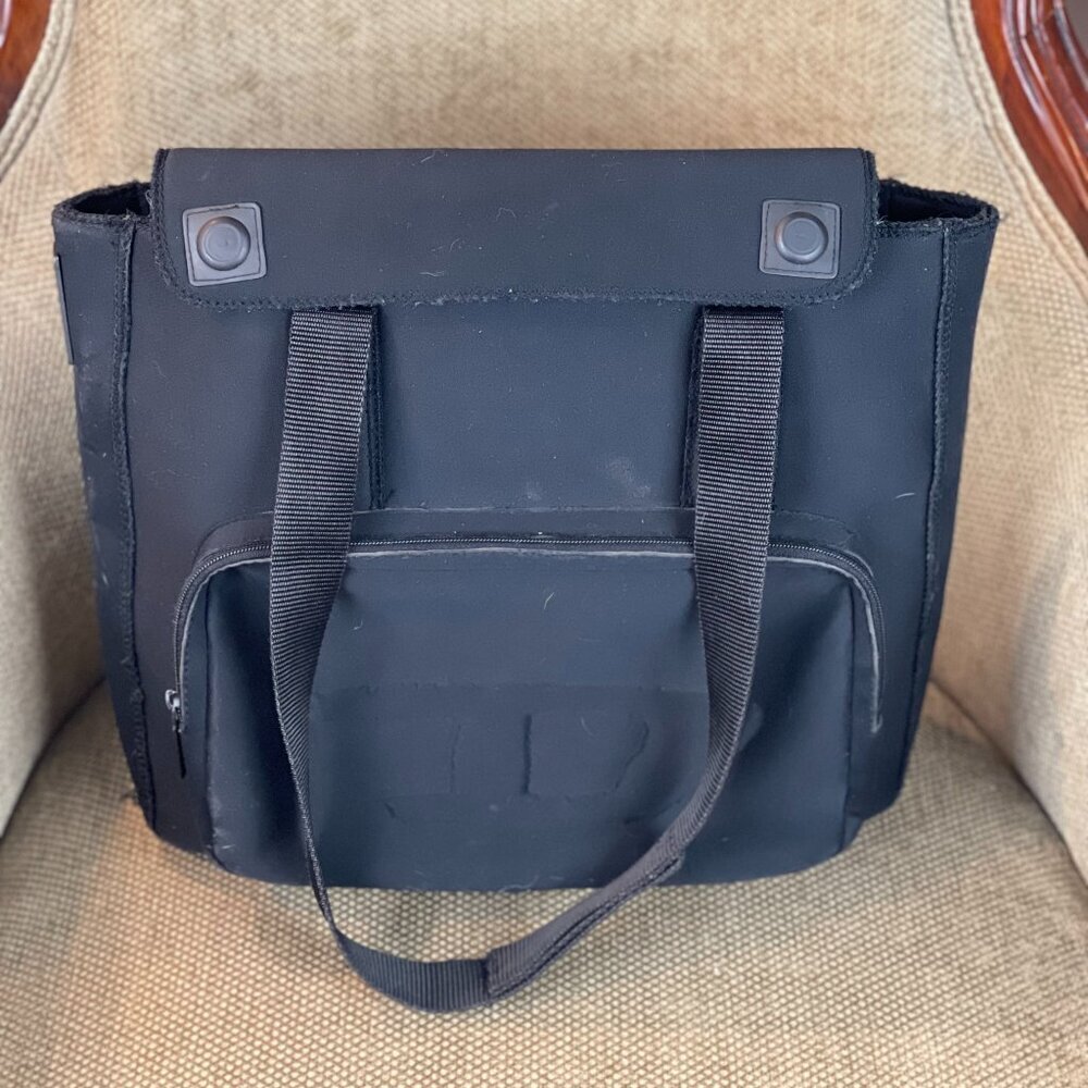 DIESEL Black Tote Bag Lunch Bag Shoulder Bag Neoprene